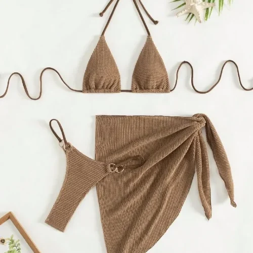Brown Bikini Set