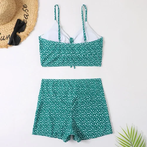 High Waist Bikini Swimsuit Women 2023 Push Up Bikini Floral Swimsuit Print Bikini boxers Swimwear Swim Trunks Bathing Suit - Image 5